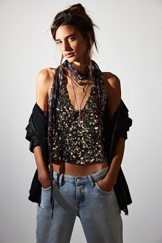 Faye Shine Embellished Vest