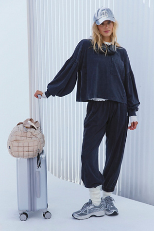 Hot Shot Recovery Set Top by FP Movement at Free People in Black, Size: XS