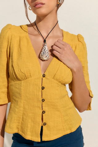 Breanna Top by free-est at Free People in Citrus, Size: Small