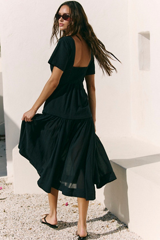 Женское платье free-est Marcella Midi, цвет: Чёрный — фото 2