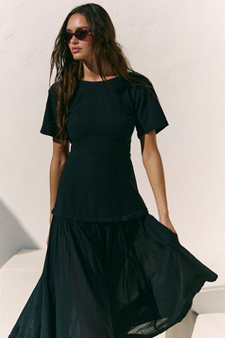 Женское платье free-est Marcella Midi, цвет: Чёрный — фото 3