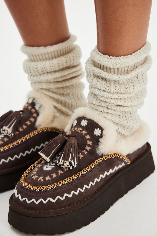 Nordic Shearling Slip-Ons #1
