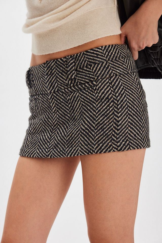 We The Free Mille-Fleurs Plaid Micro Skirt #3