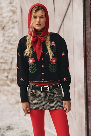 We The Free Mille-Fleurs Plaid Micro Skirt