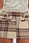 We The Free Mille-Fleurs Plaid Micro Skirt
