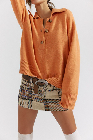 We The Free Mille-Fleurs Plaid Micro Skirt