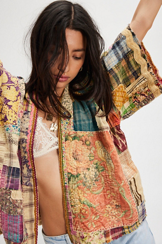 Magnolia Pearl Patchwork Dekker Duster Jacket at Free People