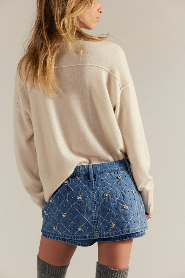 We The Free Gallivanting Jupe-short brodée #1