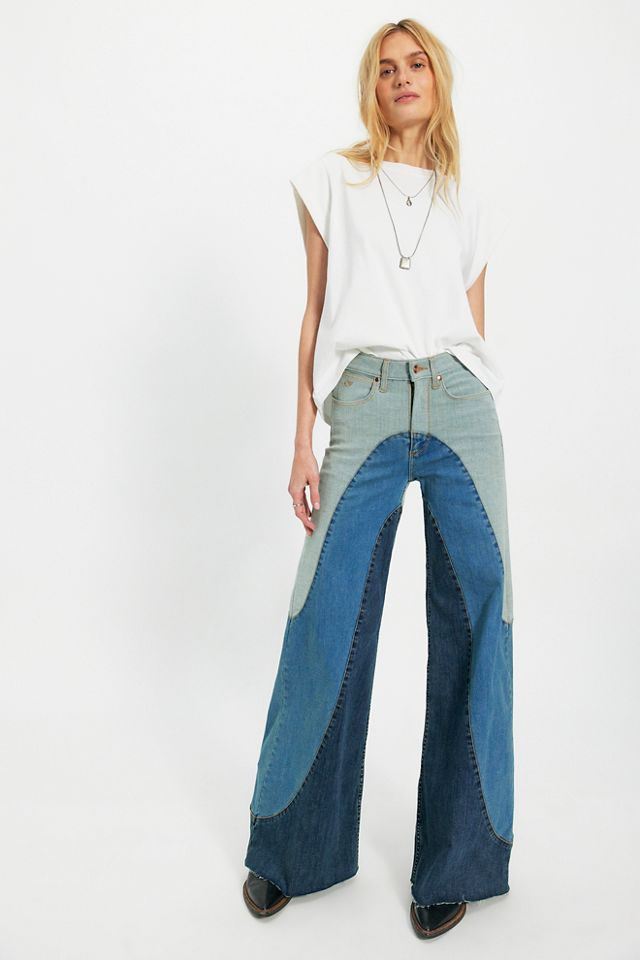 Wrangler X Lainey Wilson Groovy Wide-Leg Jeans | Free People