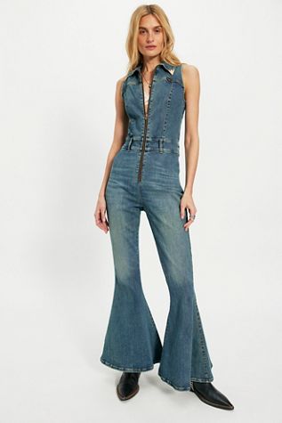 Wrangler Radiating Denim Coveralls | Free People