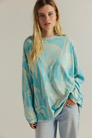 We The Free Ellen Printed Long-Sleeve Tee