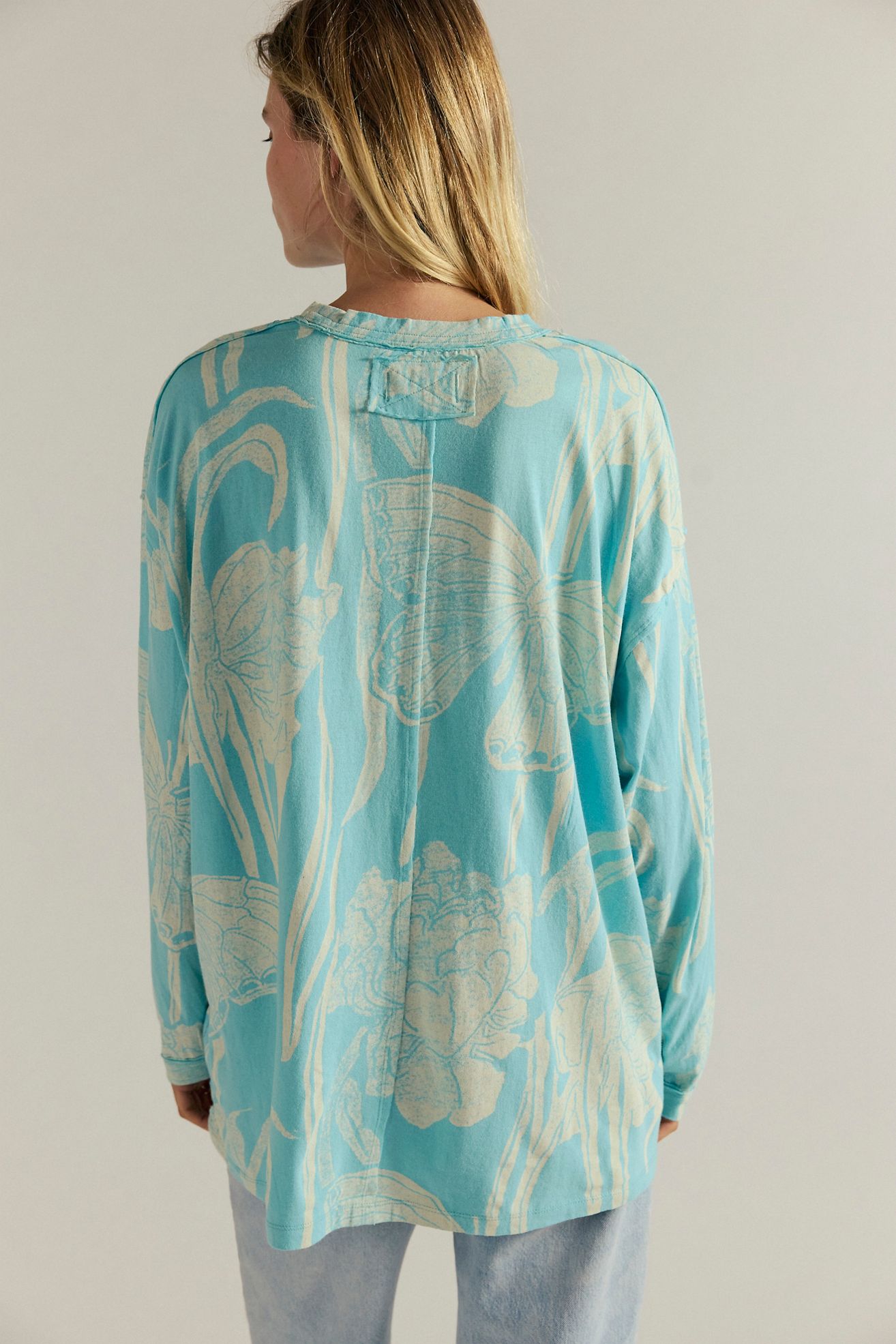 We The Free Ellen Printed Long-Sleeve Tee