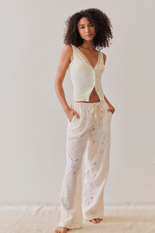 Day Drift Pants by Intimately at Free People in White, Size: XL