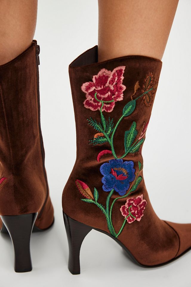 Floral Embroidered Boots #2