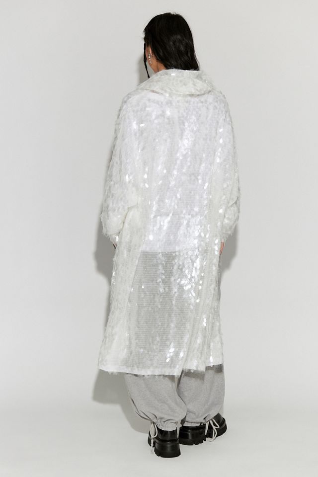 Norma Kamali Embellished Hooded Robe #1