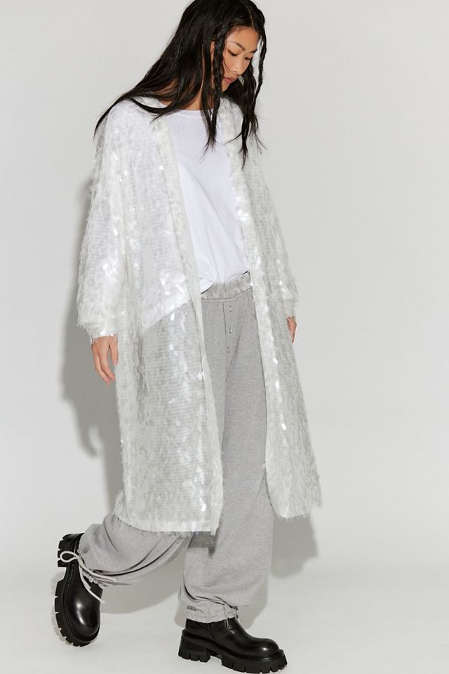 Norma Kamali Embellished Hooded Robe #3