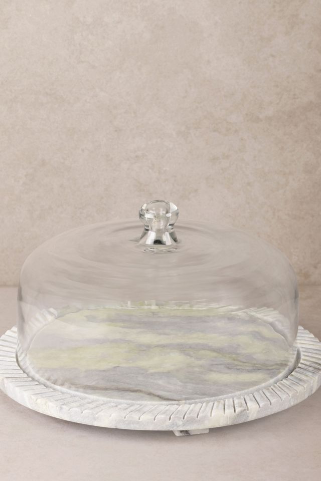 GAURI KOHLI Blinq Onyx Serving Board with Cloche #1