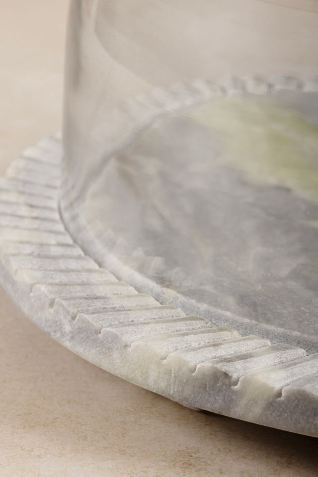 GAURI KOHLI Blinq Onyx Serving Board with Cloche #2