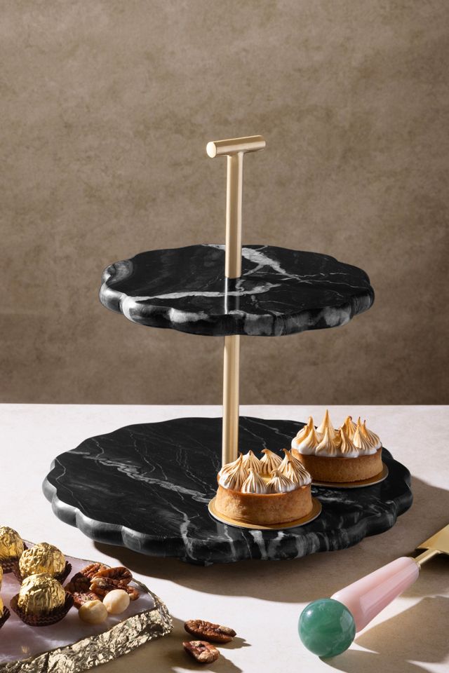 GAURI KOHLI Concorde Two-Tier Cake Stand #1