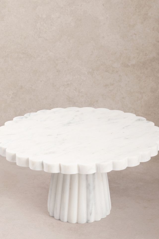 GAURI KOHLI Bobby Marble Cake Stand #1