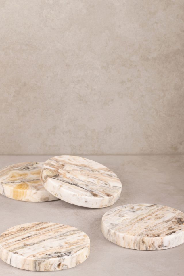 GAURI KOHLI Tasmania Onyx Coasters #2