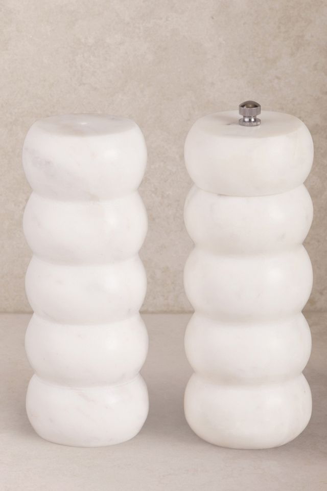 GAURI KOHLI Quinto Marble Salt & Pepper Set #1