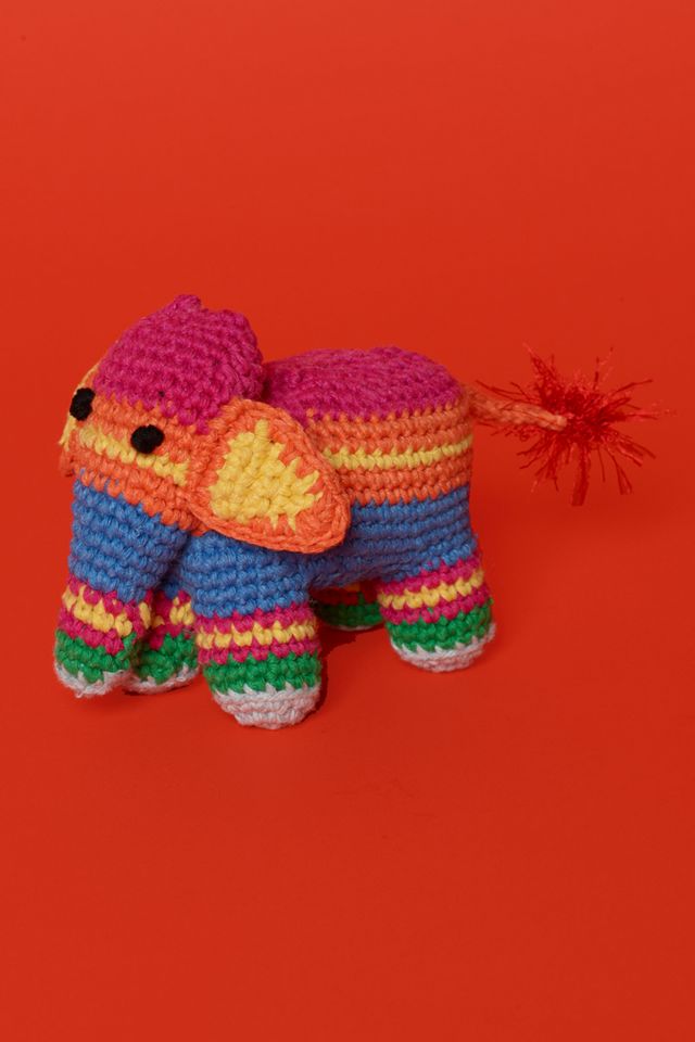 Ware of the Dog Hand Crochet Elephant #1