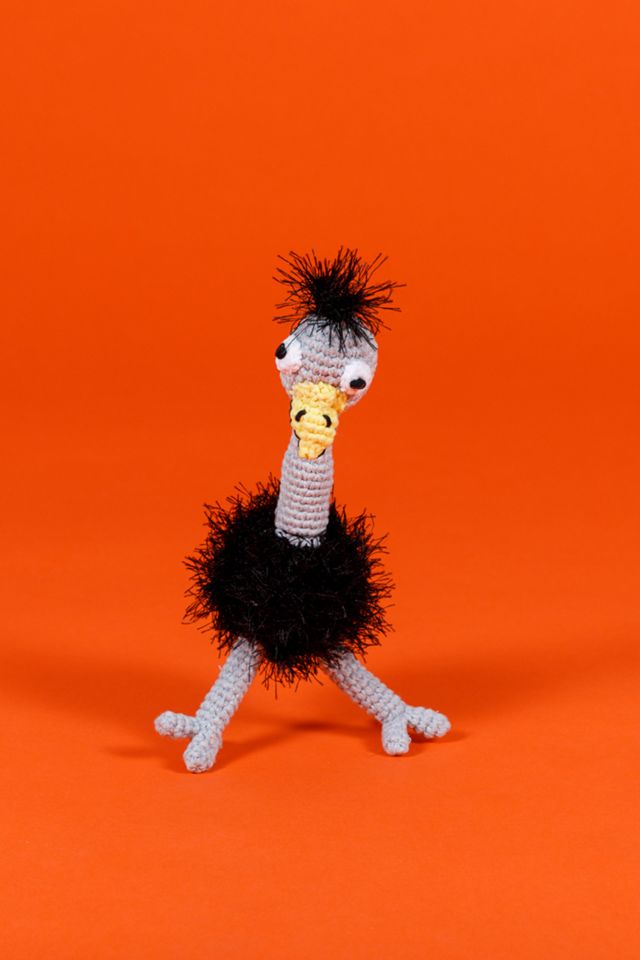Ware of the Dog Hand Crochet Ostrich #1