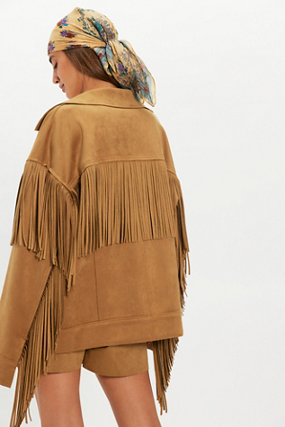 Norma Kamali Fringe Suit, цвет: Верблюжий — фото 2