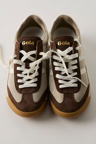 Gola Elan Low-Profile Suede Sneakers | Colorblock
