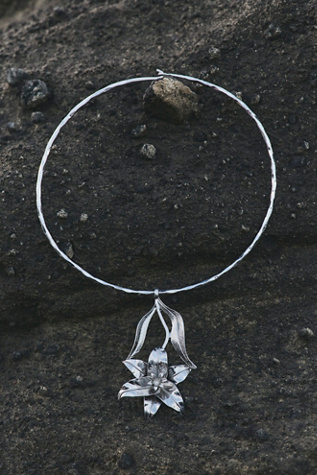 Christophe Choker Necklace by Free People in Silver