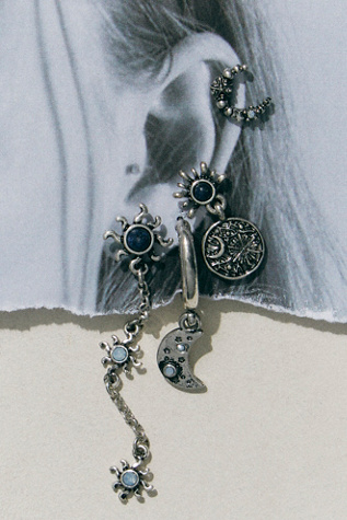 Driftwood Earring Set by Free People in Blue