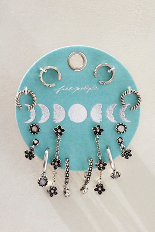 Driftwood Earring Set by Free People in Silver