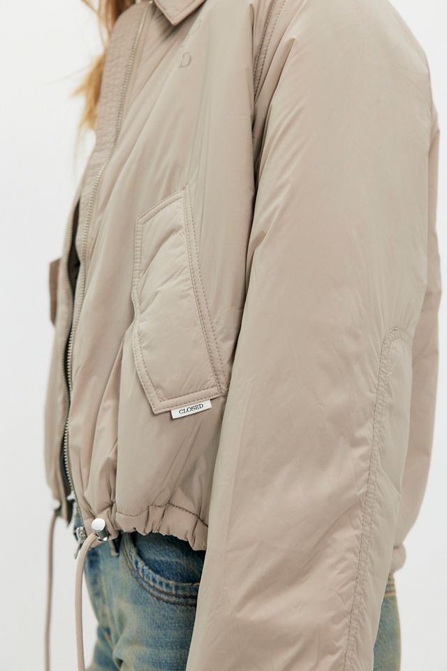 Closed Sportive Blouson Tie Jacket #2