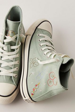 Chuck Taylor All Star Embroidered Market Essentials High-Top Sneakers