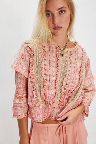 Magnolia Pearl Marburger Blouse at Free People in Pink