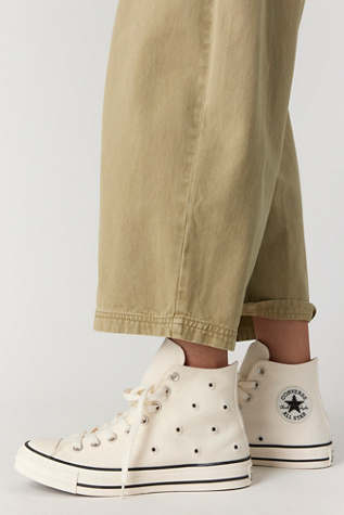 Chuck Taylor All Star Beads High-Top Sneakers by Converse at Free People in White, Size: US 6 M
