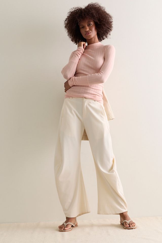 End Game Pointelle Mock Neck Long Sleeve | Free People
