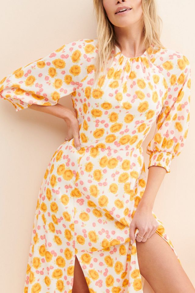 Keepsake Porcelain Rose Midi Dress #4