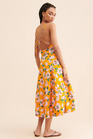 Finer Things Printed Midi Dress