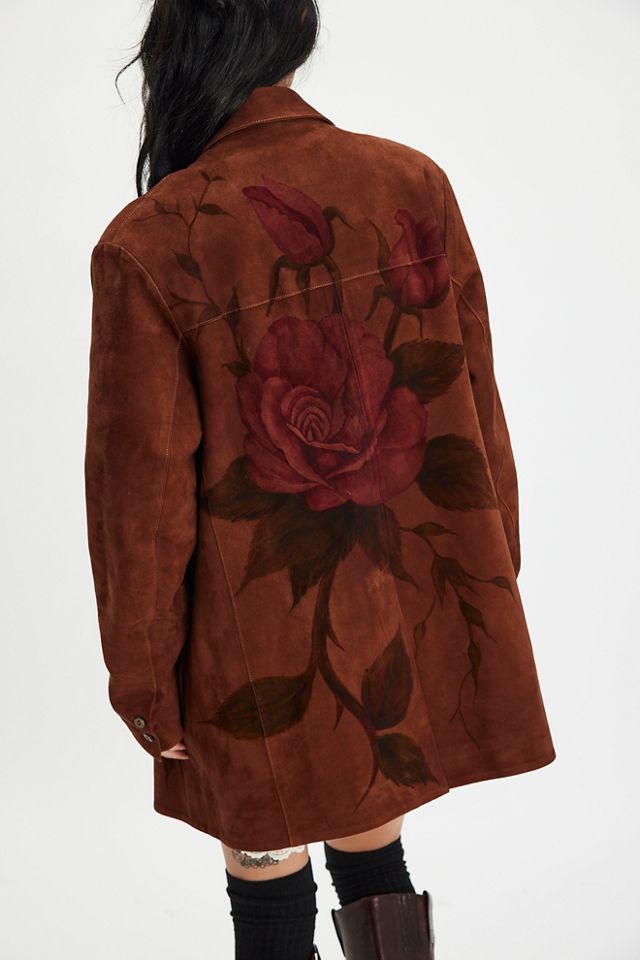Nigel Preston Suede Roses Jacket #1