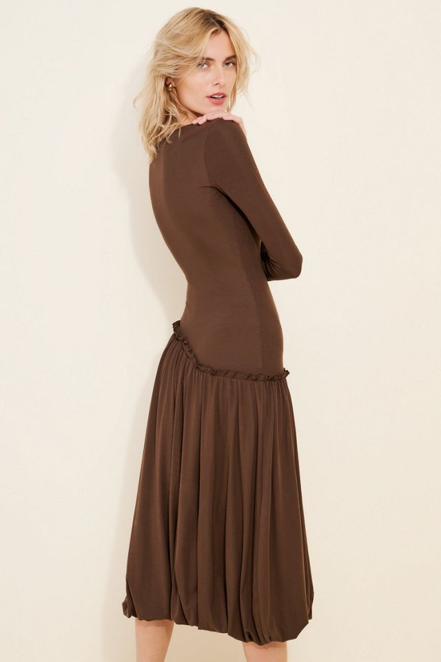 Saemdi Jeanette Drop-Waist Midi Dress #1