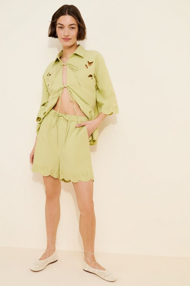 Native Youth Fallon Cutwork Shorts #4
