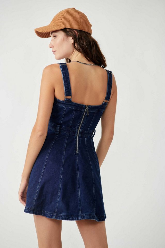 Margot Denim Mini Dress | Free People