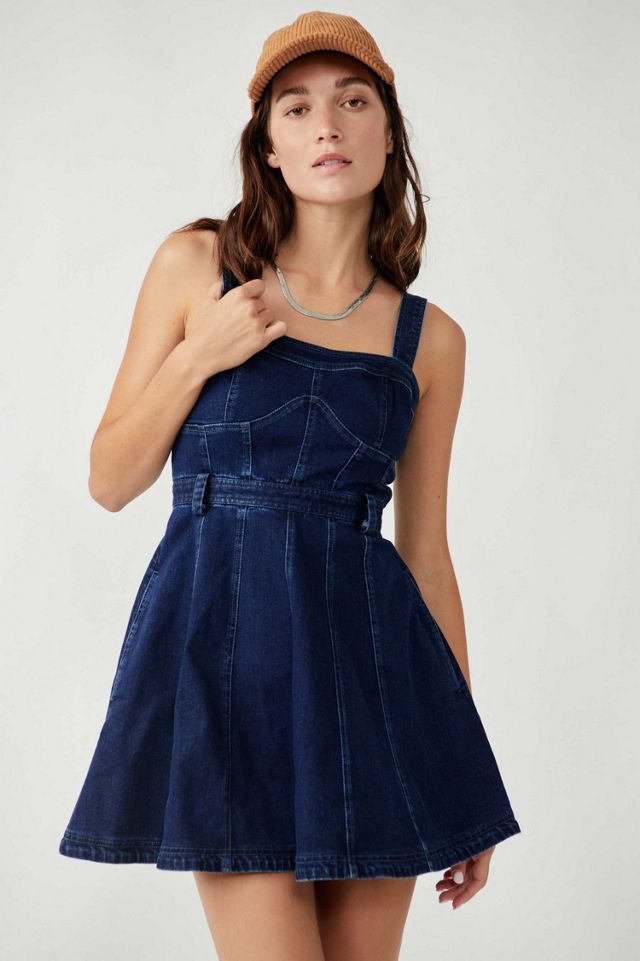 Margot Denim Mini Dress #3