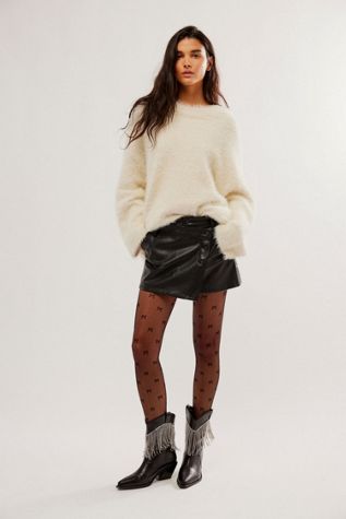 Wynne Vegan Mini Skirt