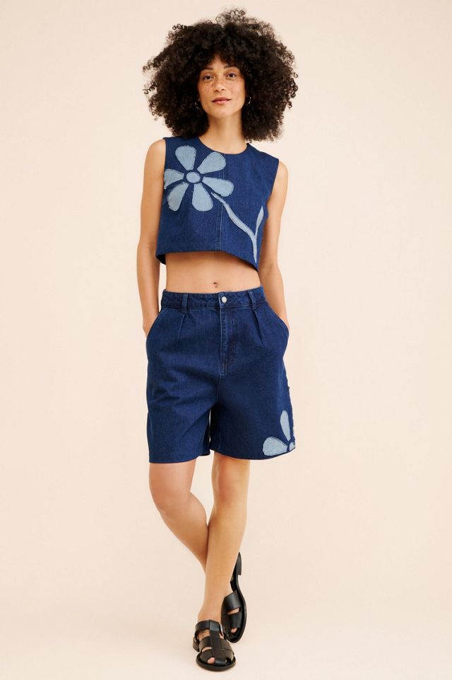 Re_Nuuly x Zero Waste Daniel Denim Applique Short #3
