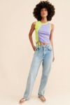 DAYDREAMER Ruched Split Tank