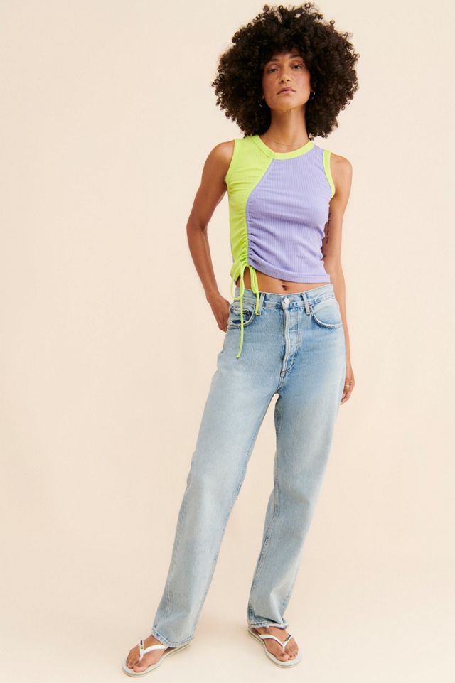 DAYDREAMER Ruched Split Tank #2