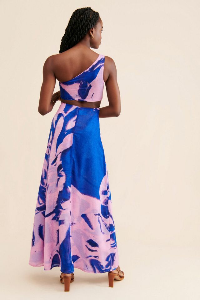 Laagam Caro Knot Front Maxi Dress #1